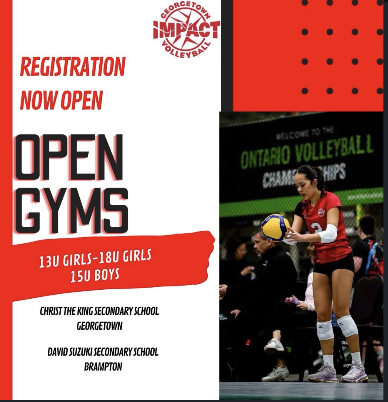 Georgetown Impact Open Gyms (Girls 13U-18U + 15U Boys) flyer